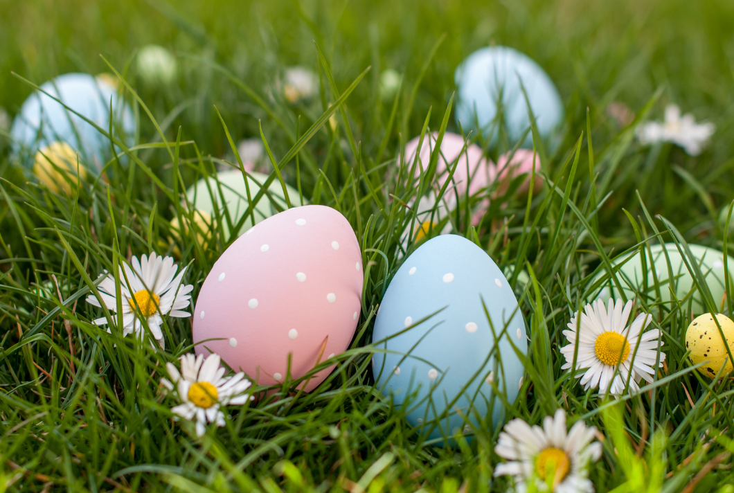 Eieren zoeken bij het Speelpark